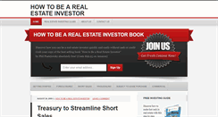 Desktop Screenshot of howtobearealestateinvestor.net